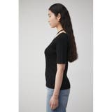 STRING DESIGN KNIT TOPS | AZUL BY MOUSSY | 詳細画像6
