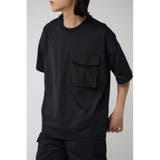 BLK | ストレッチスラブ天竺ビッグポケT | AZUL BY MOUSSY