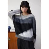 シャギー柄ニット | AZUL BY MOUSSY | 詳細画像2