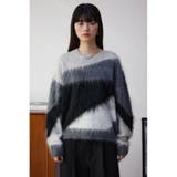 シャギー柄ニット | AZUL BY MOUSSY | 詳細画像4