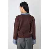 ポロカラーフハクドッキングニット | AZUL BY MOUSSY | 詳細画像4 