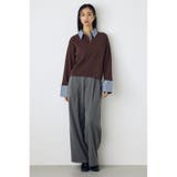 ポロカラーフハクドッキングニット | AZUL BY MOUSSY | 詳細画像5 