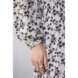 シアーチェックフラワー柄ワンピース | AZUL BY MOUSSY | 詳細画像11