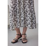 シアーチェックフラワー柄ワンピース | AZUL BY MOUSSY | 詳細画像12