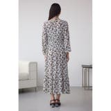 シアーチェックフラワー柄ワンピース | AZUL BY MOUSSY | 詳細画像7