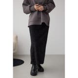 BLK | ラメシャギータイトスカート | AZUL BY MOUSSY