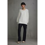 シャギーVネックニットトップス | AZUL BY MOUSSY | 詳細画像3