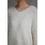 シャギーVネックニットトップス | AZUL BY MOUSSY | 詳細画像7