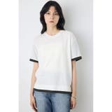 O/WHT1 | ドライタッチレイヤードライクTシャツ | AZUL BY MOUSSY