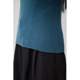 袖シアーフレアニットトップス | AZUL BY MOUSSY | 詳細画像32