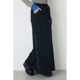 BLK | ジップデザイン裏毛ロングスカート | AZUL BY MOUSSY