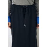 ジップデザイン裏毛ロングスカート | AZUL BY MOUSSY | 詳細画像7