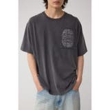 L/BLK1 | ヴィンテージ刺繍パッチワークTシャツ | AZUL BY MOUSSY