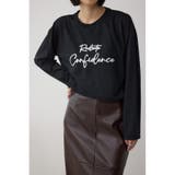 BLK | シシュウロゴロングスリーブTシャツ | AZUL BY MOUSSY