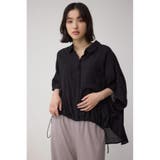 C/T冷感 裾ドロストドルマンルーズシャツ | AZUL BY MOUSSY | 詳細画像16 