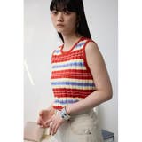 マルチボーダーノースリーブニット | AZUL BY MOUSSY | 詳細画像33 