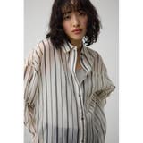 バックスリットシアーオーバーシャツ | AZUL BY MOUSSY | 詳細画像14