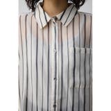 バックスリットシアーオーバーシャツ | AZUL BY MOUSSY | 詳細画像21