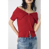 ダブルジップオフショルトップス | AZUL BY MOUSSY | 詳細画像18 