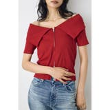 ダブルジップオフショルトップス | AZUL BY MOUSSY | 詳細画像19 