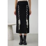 ステッチデザインリブスカート | AZUL BY MOUSSY | 詳細画像16 