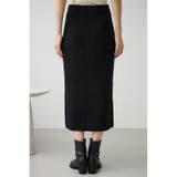 ステッチデザインリブスカート | AZUL BY MOUSSY | 詳細画像18 