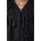 ラッフルフリル5分袖ブラウス | AZUL BY MOUSSY | 詳細画像20 