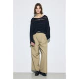 テープヤーンドルマンニットトップス | AZUL BY MOUSSY | 詳細画像5