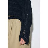 テープヤーンドルマンニットトップス | AZUL BY MOUSSY | 詳細画像8