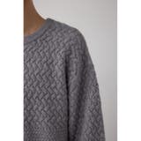 バスケット編み切り替えニットトップス | AZUL BY MOUSSY | 詳細画像42 