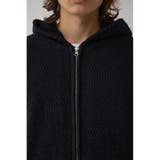 ガーターボアジップニット フーディー | AZUL BY MOUSSY | 詳細画像8