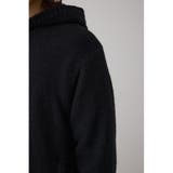 ガーターボアジップニット フーディー | AZUL BY MOUSSY | 詳細画像10