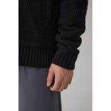 ガーターボアジップニット フーディー | AZUL BY MOUSSY | 詳細画像11