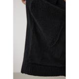 ガーターボアジップニット フーディー | AZUL BY MOUSSY | 詳細画像15 