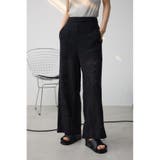 BLK | レースワイドパンツ | AZUL BY MOUSSY