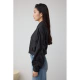袖ギャザーショートブルゾン | AZUL BY MOUSSY | 詳細画像17