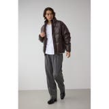 合皮中綿ブルゾン | AZUL BY MOUSSY | 詳細画像19 