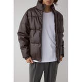 D/BRN3 | 合皮中綿ブルゾン | AZUL BY MOUSSY