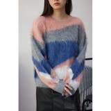 Multi_21 | シャギー柄ニット | AZUL BY MOUSSY