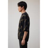 ゴールド総柄半袖ニットトップス | AZUL BY MOUSSY | 詳細画像16