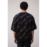 ゴールド総柄半袖ニットトップス | AZUL BY MOUSSY | 詳細画像17