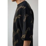 ゴールド総柄半袖ニットトップス | AZUL BY MOUSSY | 詳細画像19