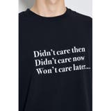引き揃え天竺Didn't care Tシャツ | AZUL BY MOUSSY | 詳細画像18