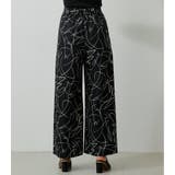 LINE DRAWING PRINT PT | AZUL BY MOUSSY | 詳細画像17 