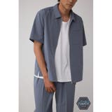 GRY | C/Tテックドッツジップシャツ | AZUL BY MOUSSY