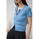 BLU | Wジップショートスリーブプルオーバー | AZUL BY MOUSSY