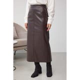 フェイクスエード/フェイクレザータイトスカート | AZUL BY MOUSSY | 詳細画像37 