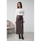 フェイクスエード/フェイクレザータイトスカート | AZUL BY MOUSSY | 詳細画像40 