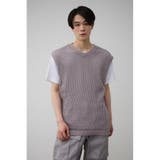 透かし編みニットベスト | AZUL BY MOUSSY | 詳細画像13