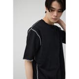 ブランケットステッチ半袖ニット | AZUL BY MOUSSY | 詳細画像12